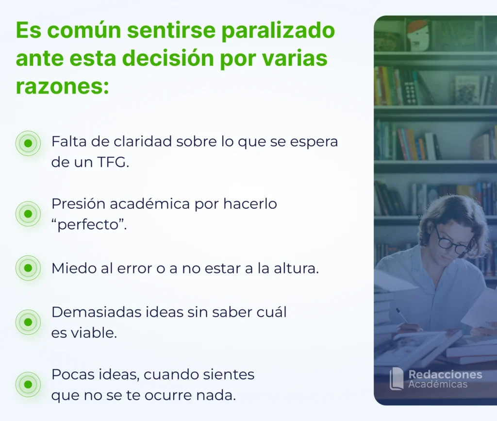 Lista de consejos prácticos para evitar bloqueos al comenzar el TFG.
